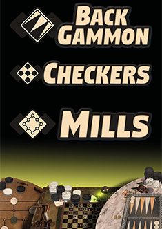 Купить Backgammon + Checkers + Mills Купить Backgammon + Checkers + Mills