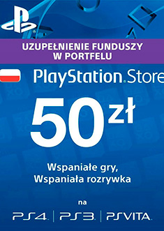Купить PlayStation Network Card PSN PLN PL 50 zł