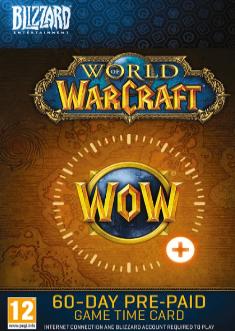 Купить Карта игрового времени World of Warcraft (60 дней)