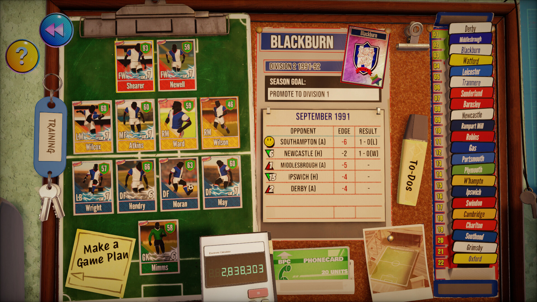 NUTMEG! A Nostalgic Deckbuilding Football Manager