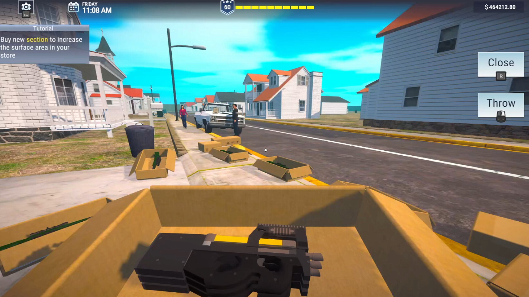 Gun Center Simulator