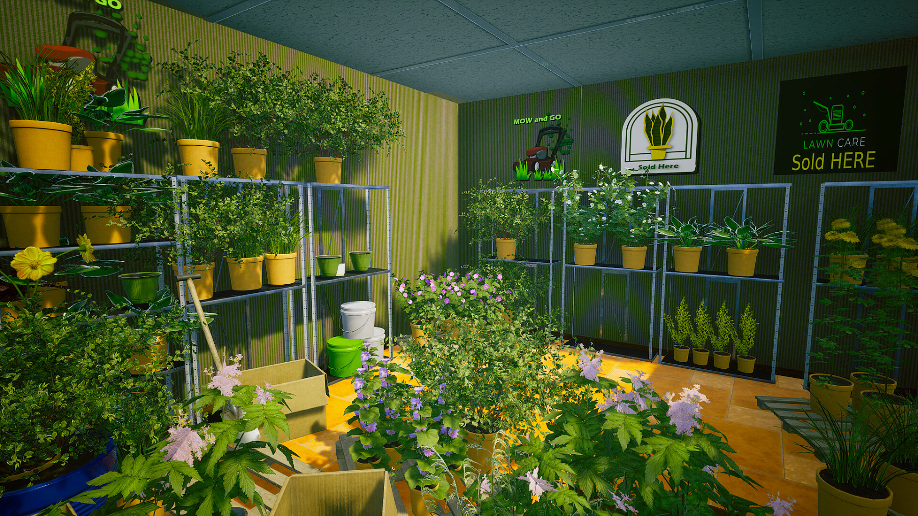 Sunny Blooms Garden Center