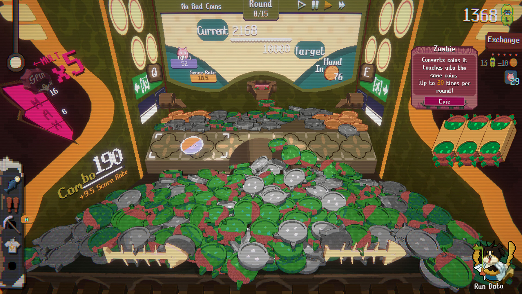 RACCOIN: Coin Pusher Roguelike